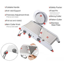 Load image into Gallery viewer, Adjustable Mandoline Slicer Professional Grater