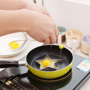 Hot Fried Egg Pancake Shaper Stainless Steel Shaper Mould Mold Kitchen Rings Heart Kitchen Tool