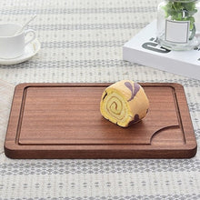 Load image into Gallery viewer, Practical Cutting Board with Juice Groove Best Kitchen Steak Chopping Board Multipurpose Thick Sapele Wood Food Tray