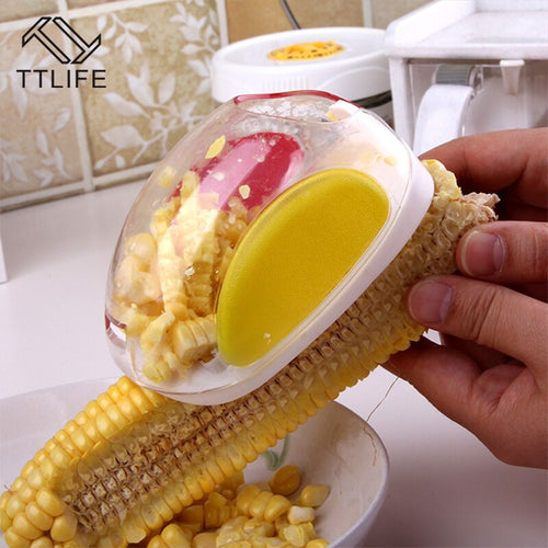 TTLIFE 1pcs Stainless Steel Corn Thresher Corn Blade Knives Gadgets Convenient Corn Stripping Device Planer Kichen Tools